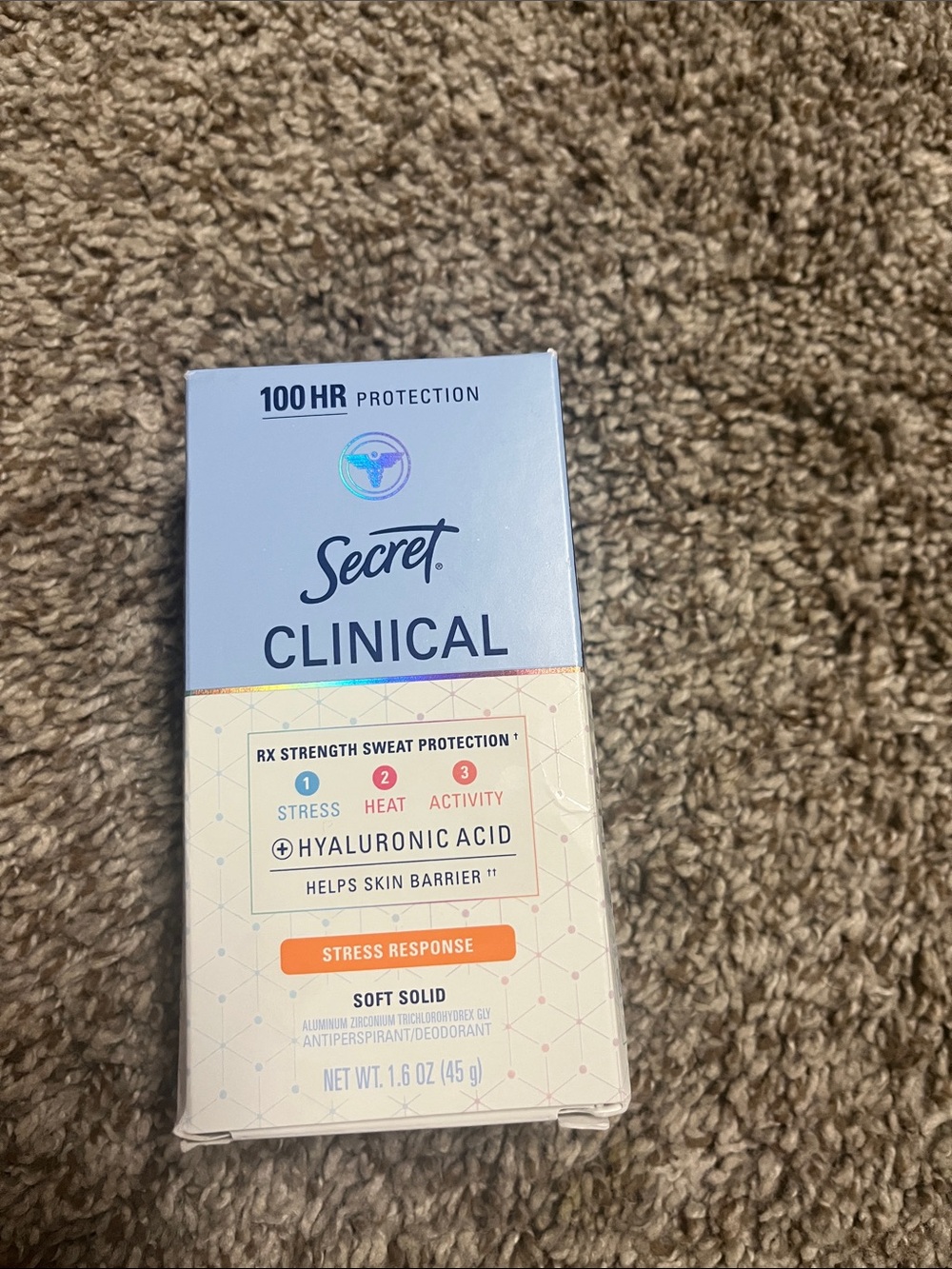 Clinical Hyaluronic Acid Antiperspirant Deodorant - Stress Response (White)